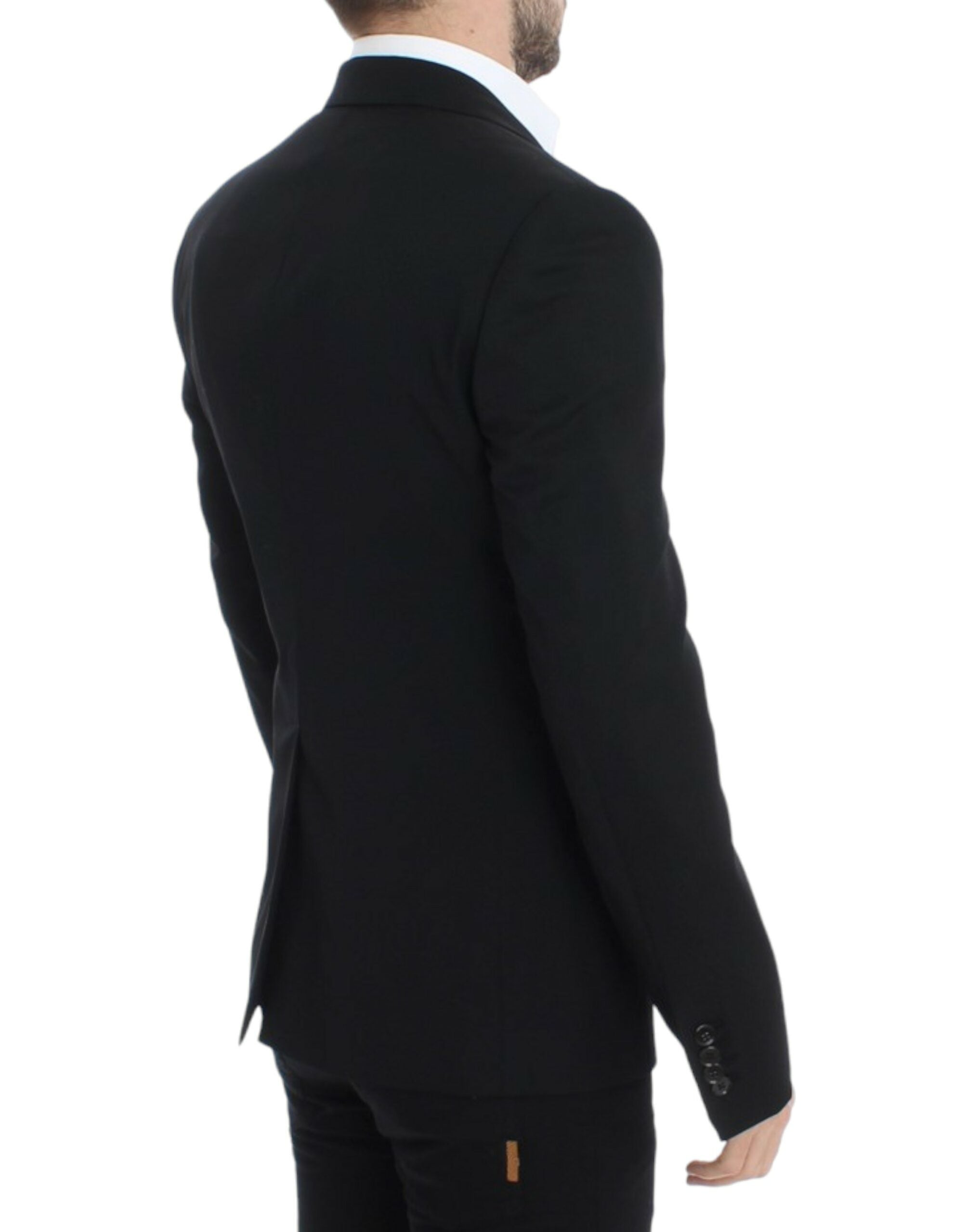 Dolce & Gabbana Black wool slim fit blazer - Whispers Of Wisdom Clothing