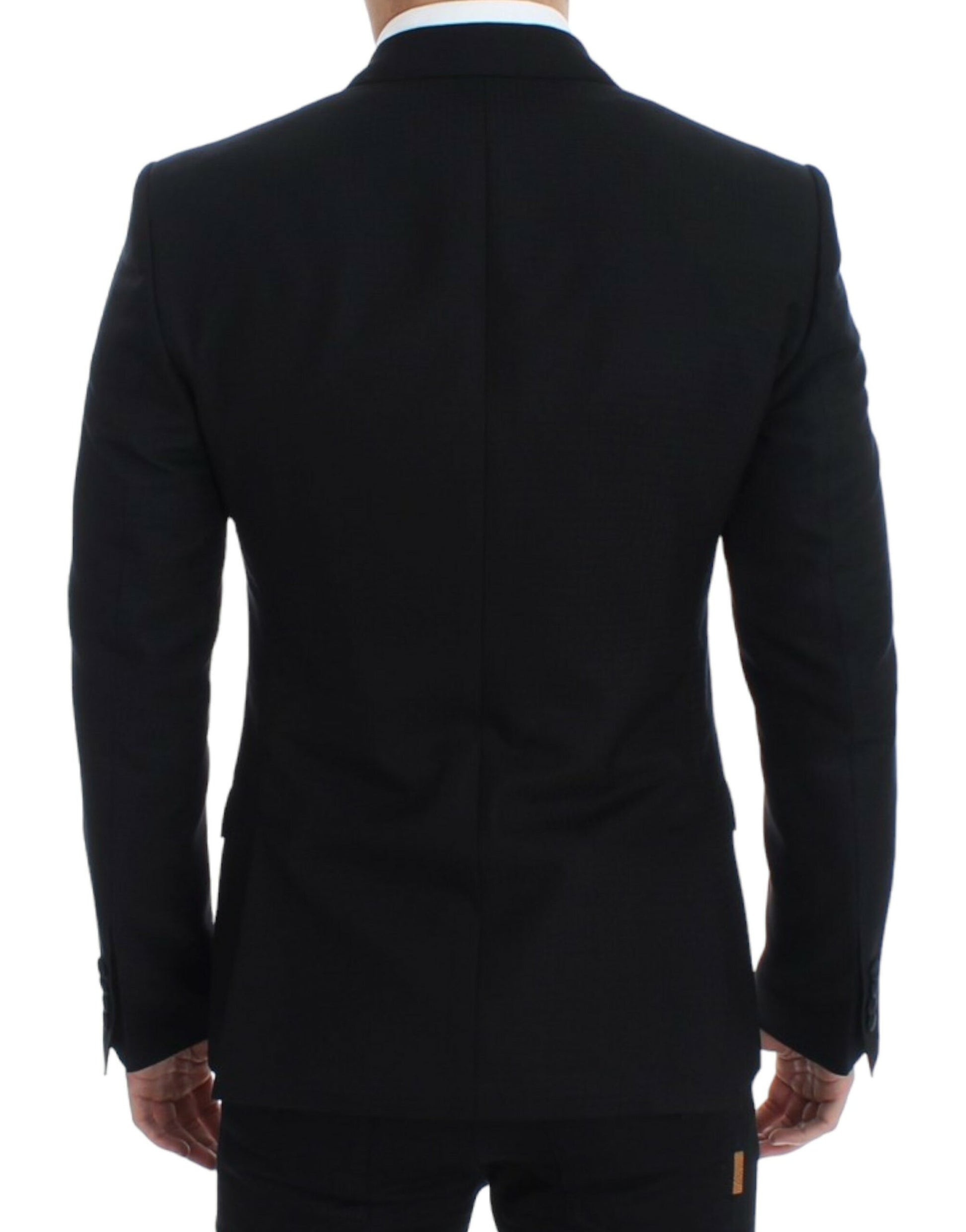 Dolce & Gabbana Black wool silk SICILIA blazer - Whispers Of Wisdom Clothing