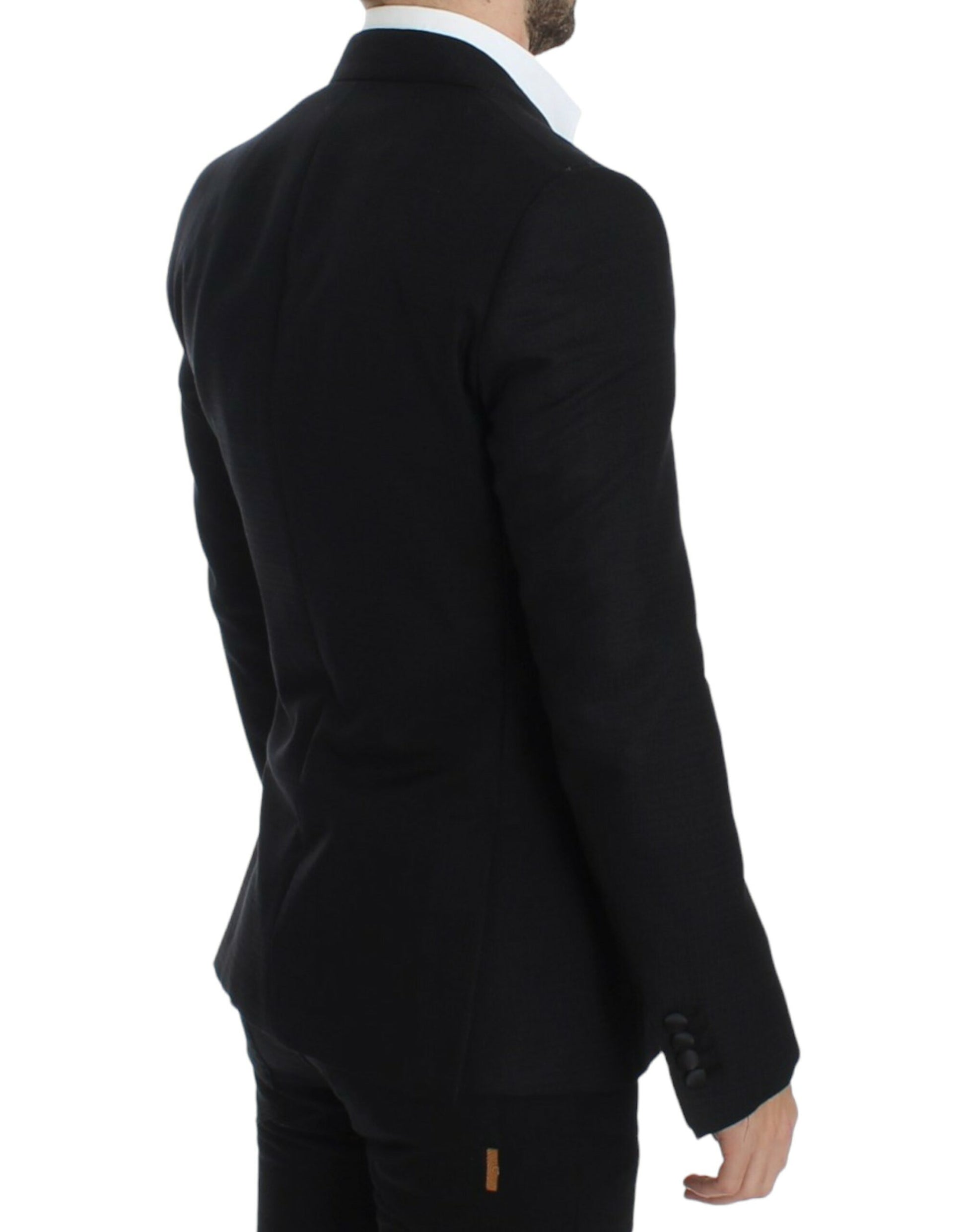 Dolce & Gabbana Black wool silk SICILIA blazer - Whispers Of Wisdom Clothing