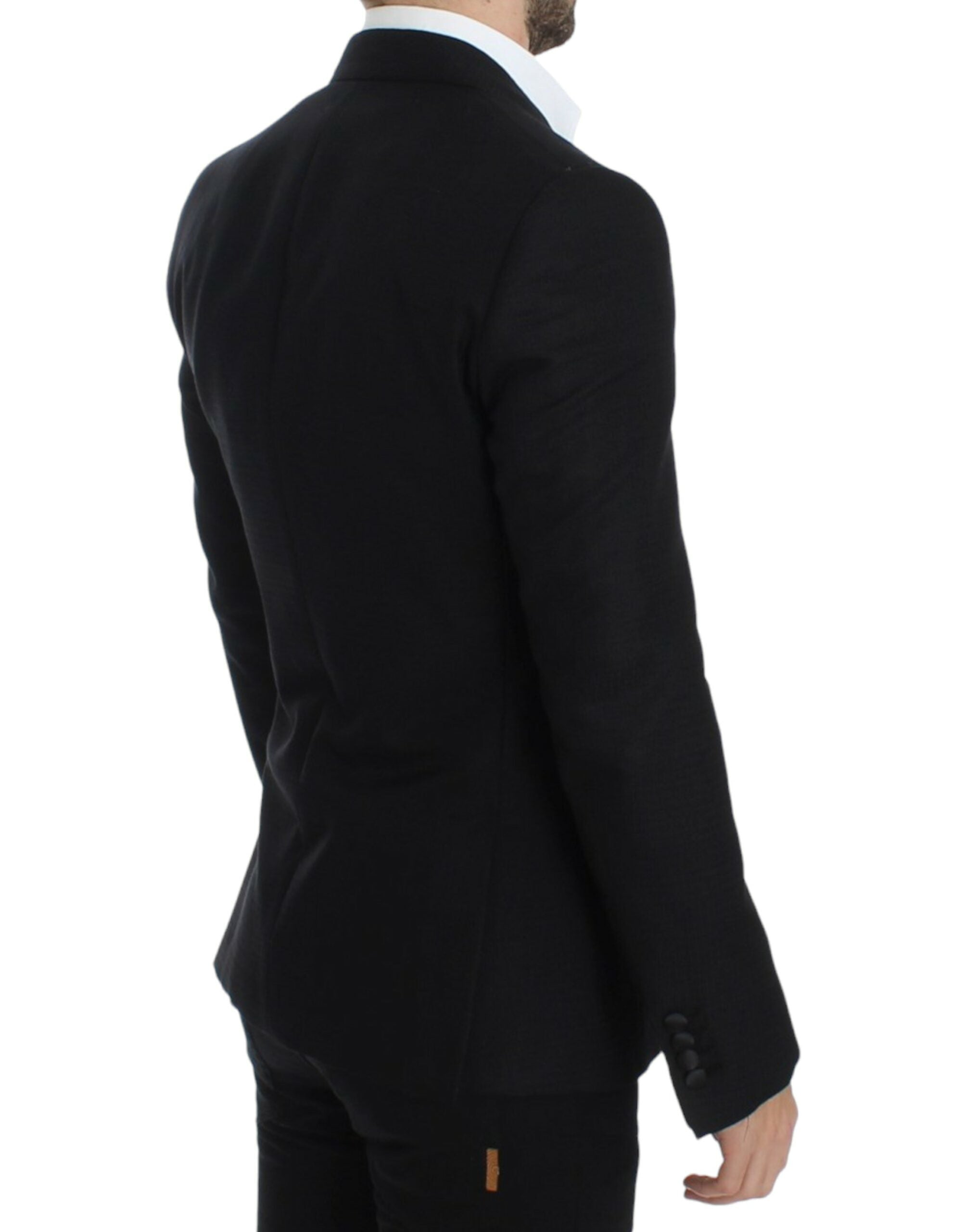 Dolce & Gabbana Black wool silk SICILIA blazer - Whispers Of Wisdom Clothing
