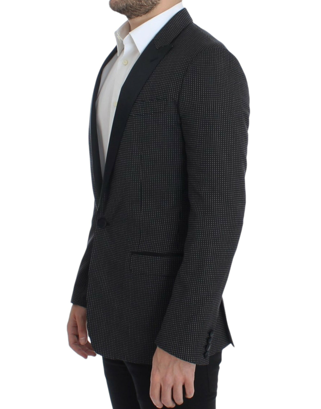 Dolce & Gabbana Black wool slim MARTINI blazer - Whispers Of Wisdom Clothing