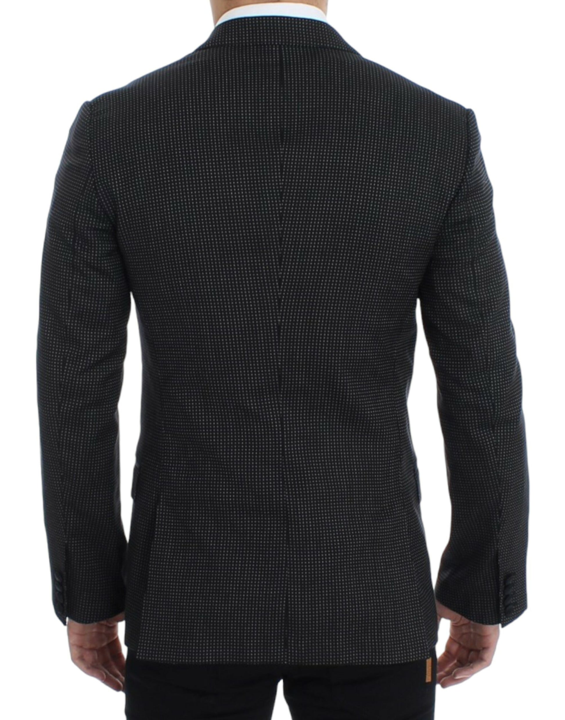 Dolce & Gabbana Black wool slim MARTINI blazer - Whispers Of Wisdom Clothing