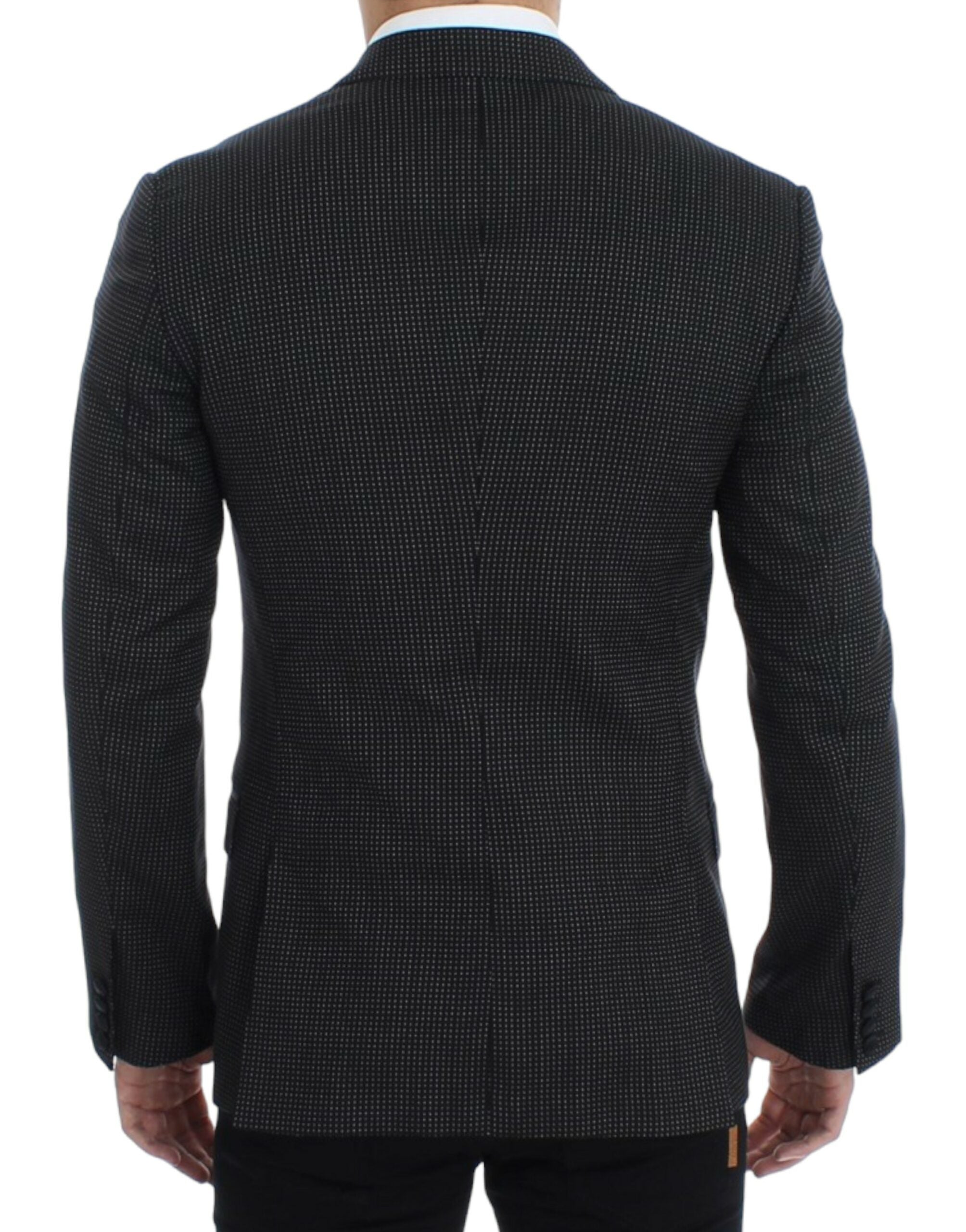 Dolce & Gabbana Black wool slim MARTINI blazer - Whispers Of Wisdom Clothing