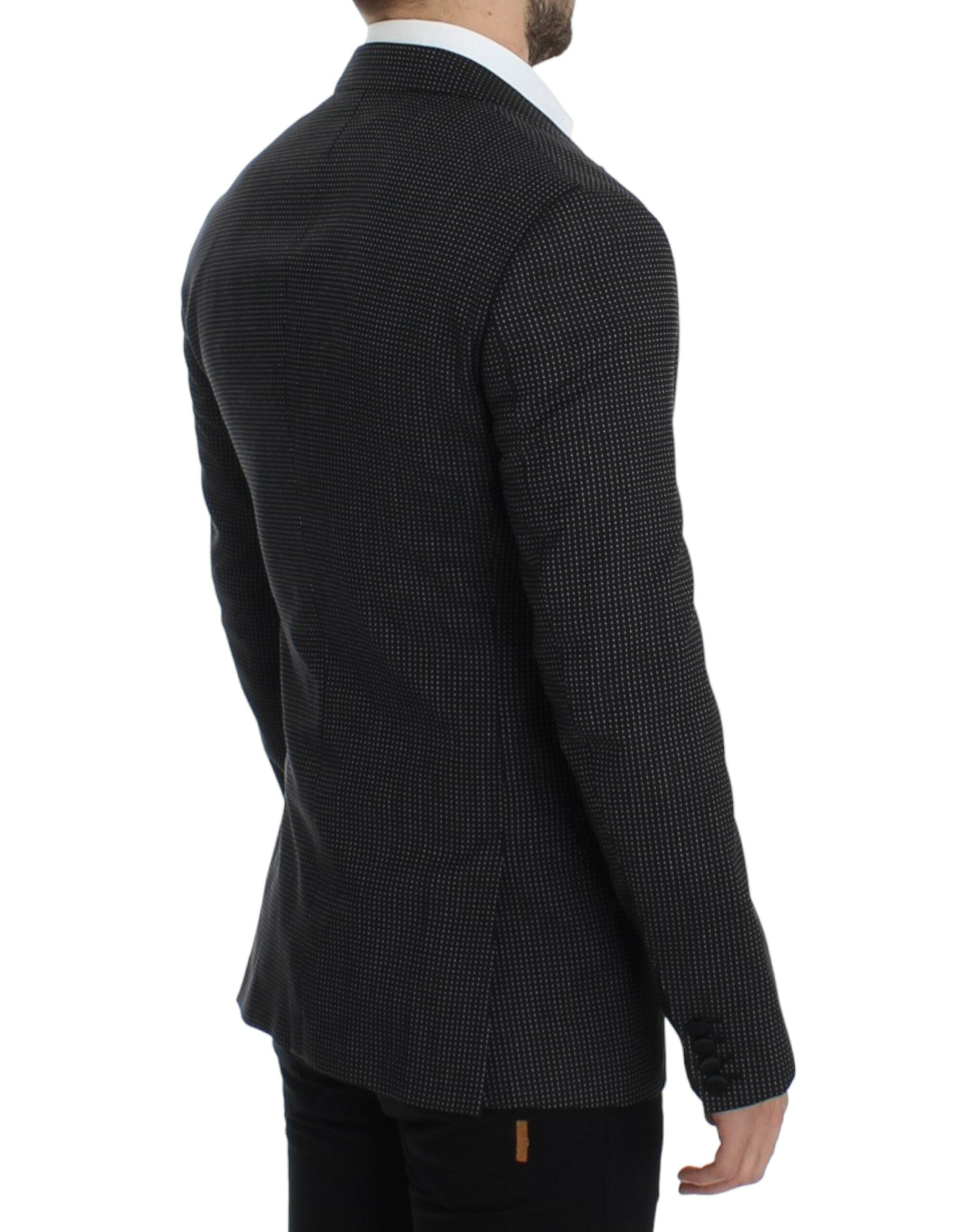 Dolce & Gabbana Black wool slim MARTINI blazer - Whispers Of Wisdom Clothing