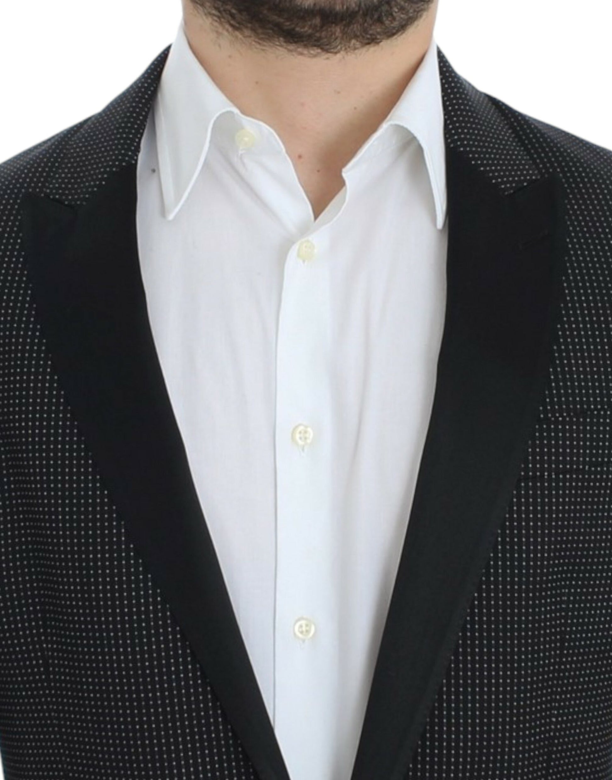 Dolce & Gabbana Black wool slim MARTINI blazer - Whispers Of Wisdom Clothing