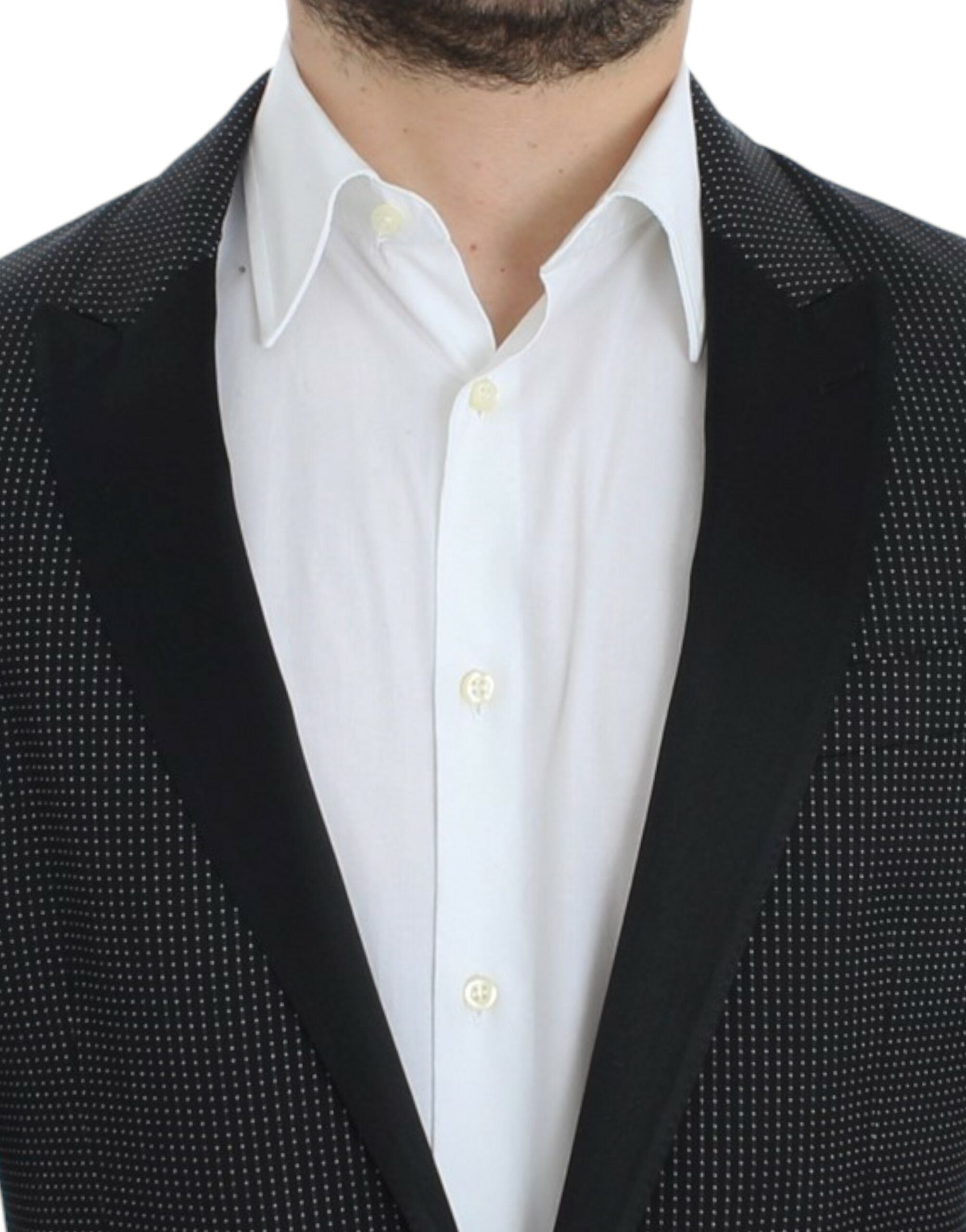 Dolce & Gabbana Black wool slim MARTINI blazer - Whispers Of Wisdom Clothing