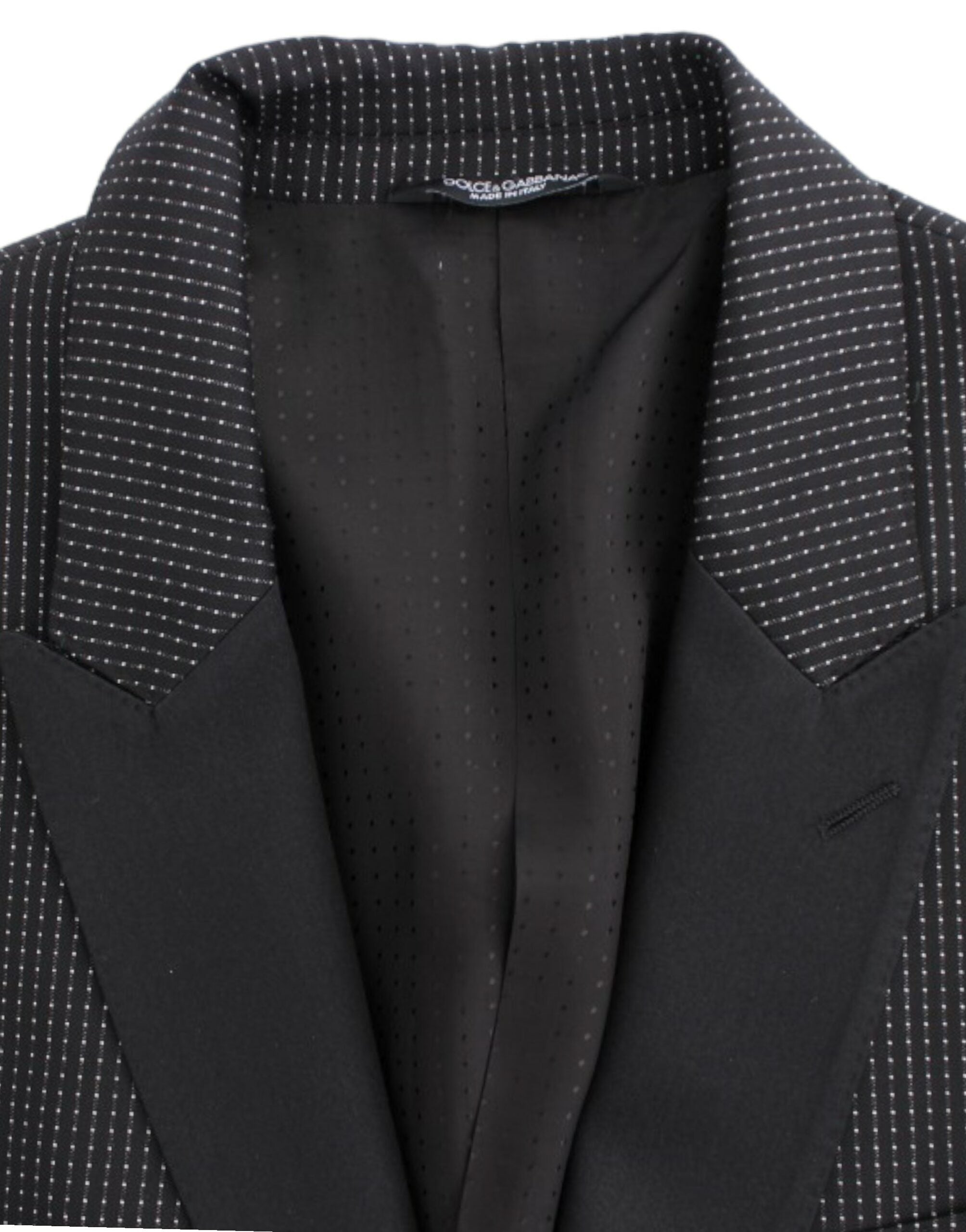 Dolce & Gabbana Black wool slim MARTINI blazer - Whispers Of Wisdom Clothing