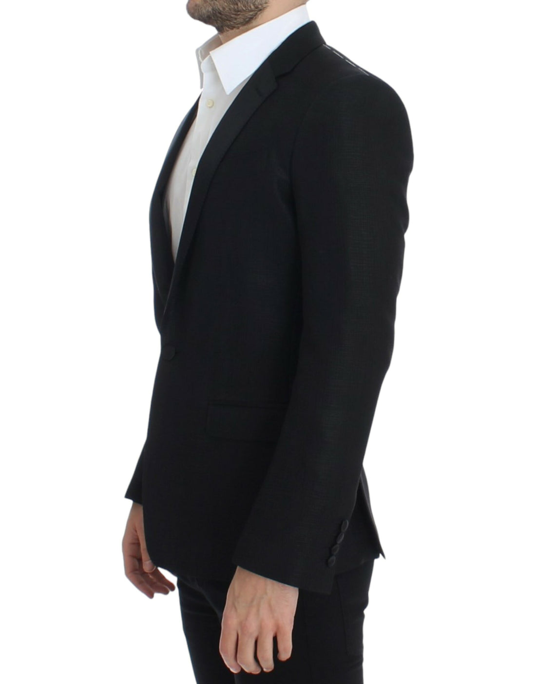 Dolce & Gabbana Black wool MARTINI slim blazer - Whispers Of Wisdom Clothing