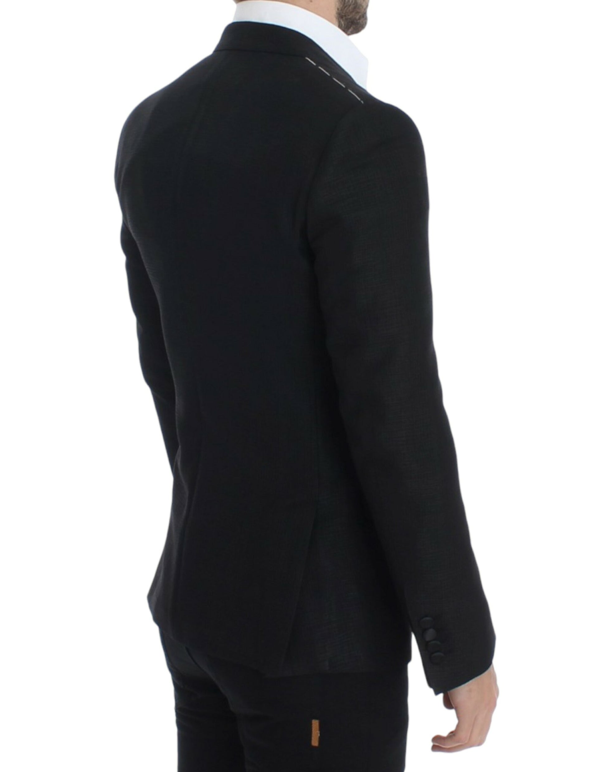 Dolce & Gabbana Black wool MARTINI slim blazer - Whispers Of Wisdom Clothing