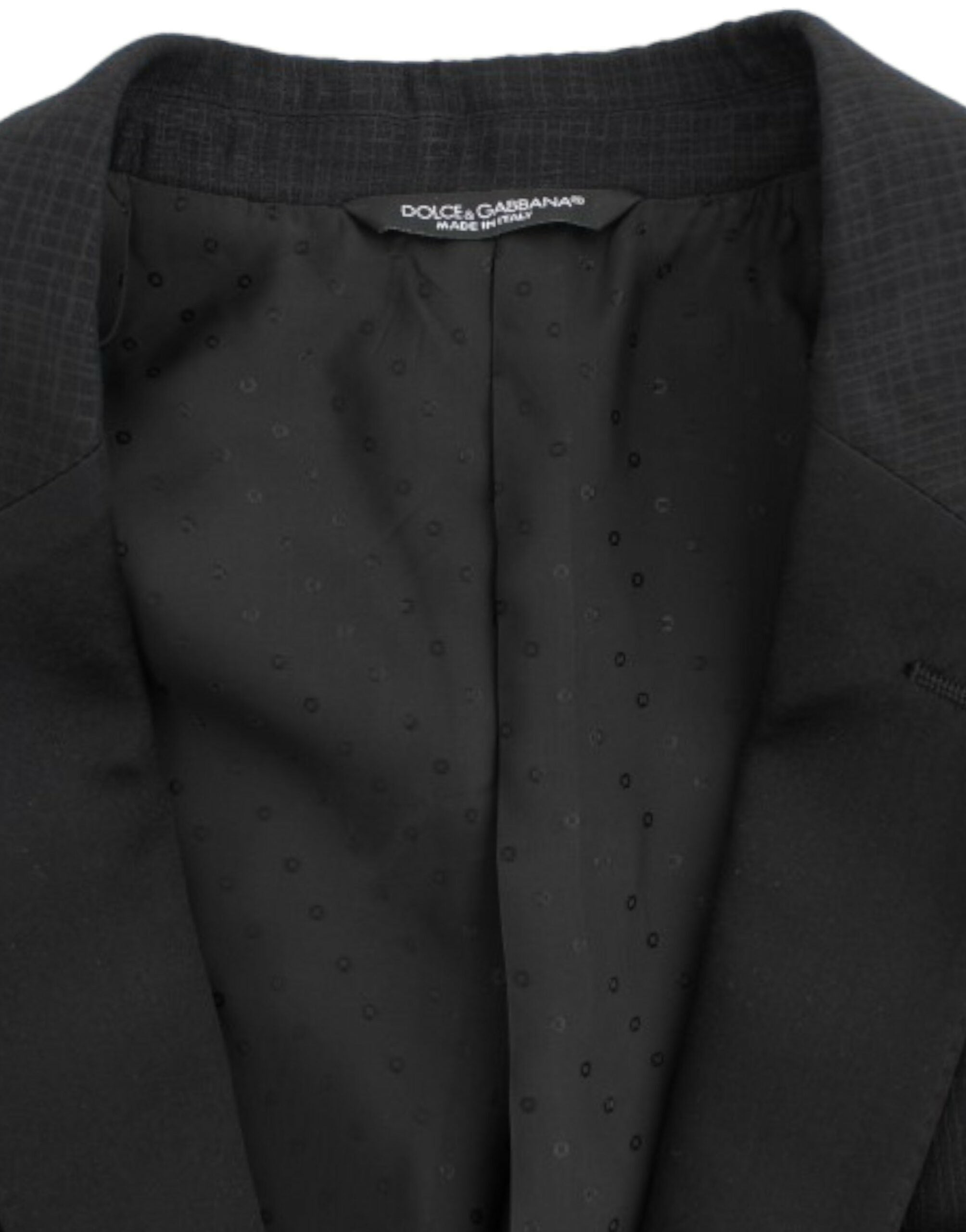 Dolce & Gabbana Black wool MARTINI slim blazer - Whispers Of Wisdom Clothing