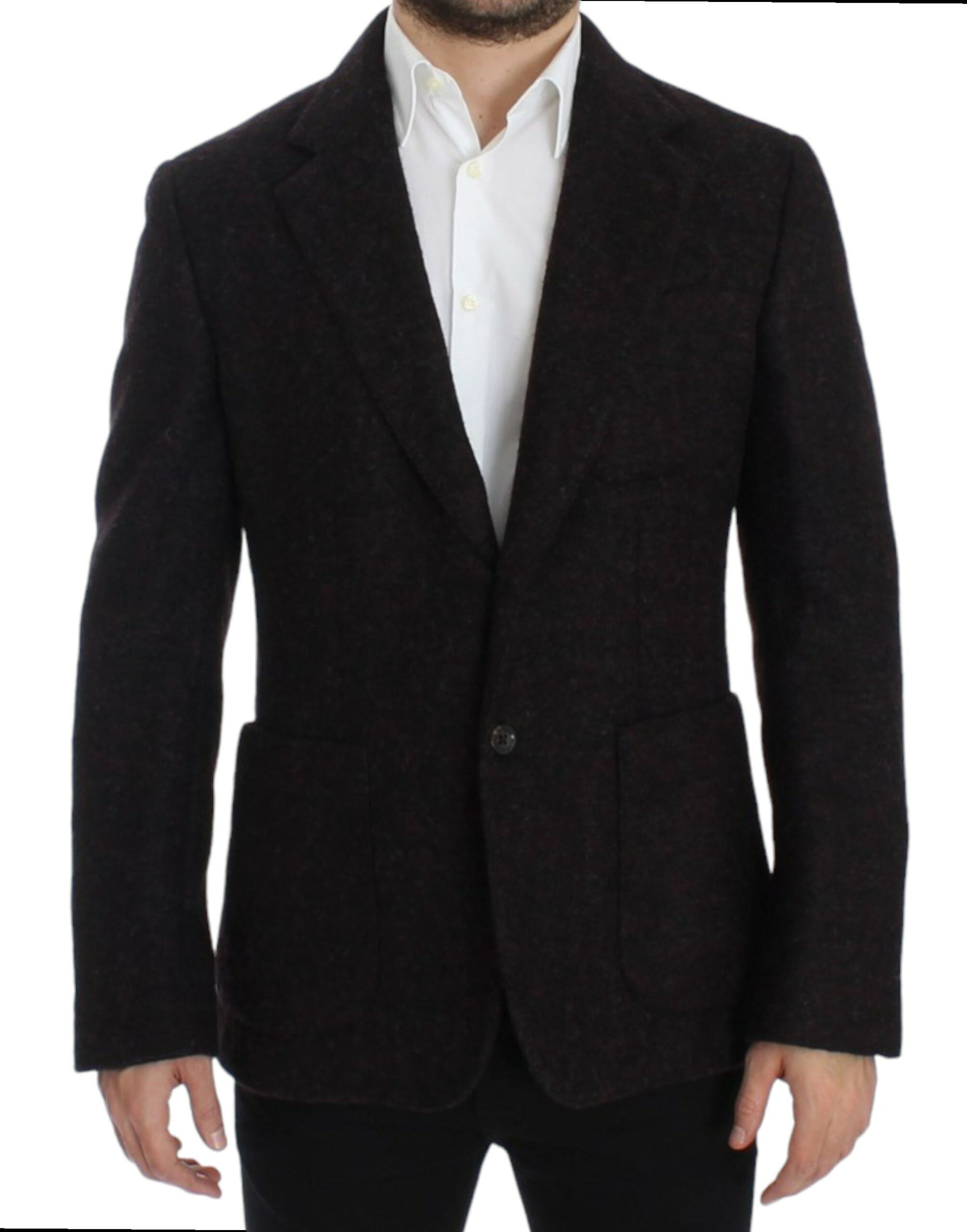 Dolce & Gabbana Bordeaux alpaga two button blazer - Whispers Of Wisdom Clothing