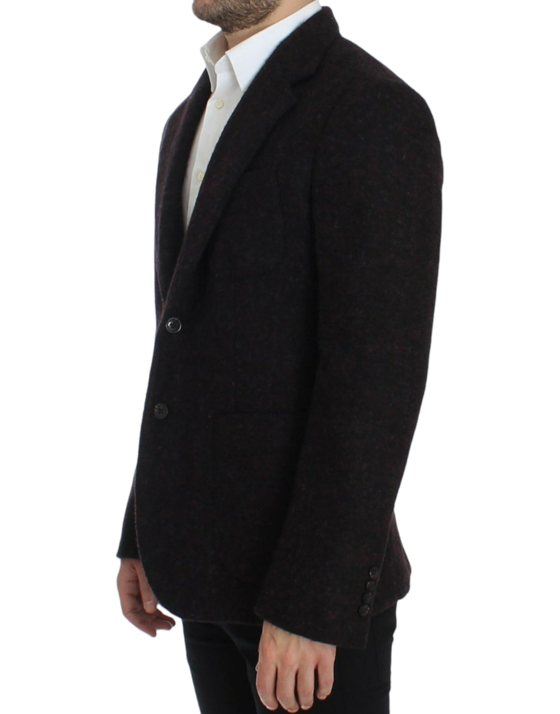 Dolce & Gabbana Bordeaux alpaga two button blazer - Whispers Of Wisdom Clothing