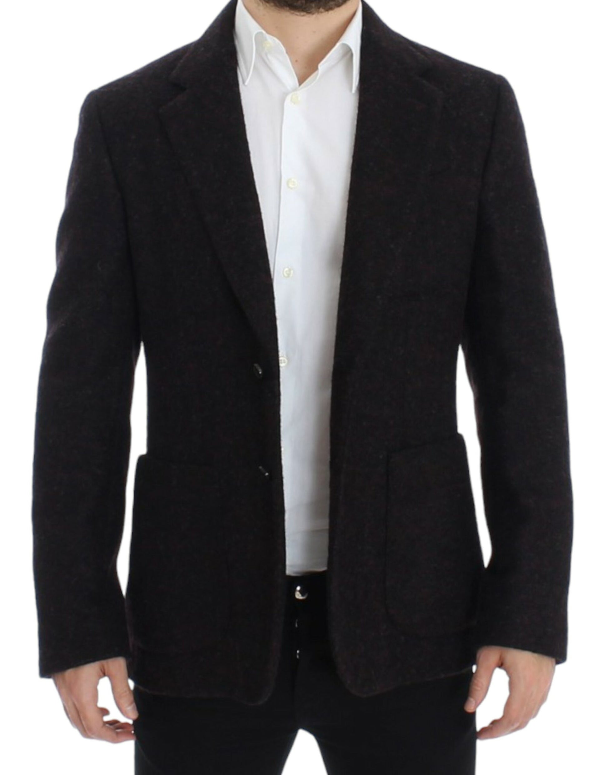 Dolce & Gabbana Bordeaux alpaga two button blazer - Whispers Of Wisdom Clothing