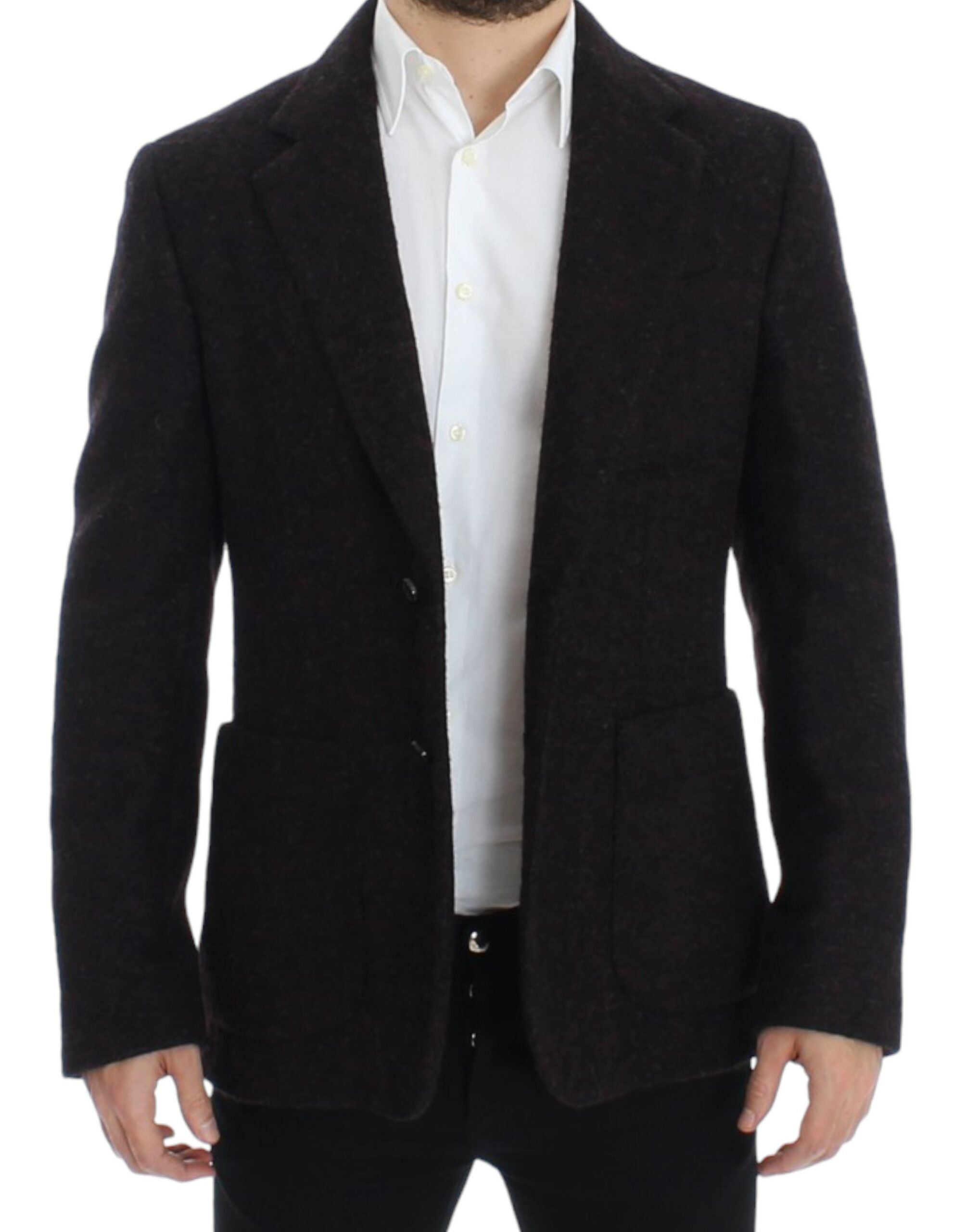 Dolce & Gabbana Bordeaux alpaga two button blazer - Whispers Of Wisdom Clothing