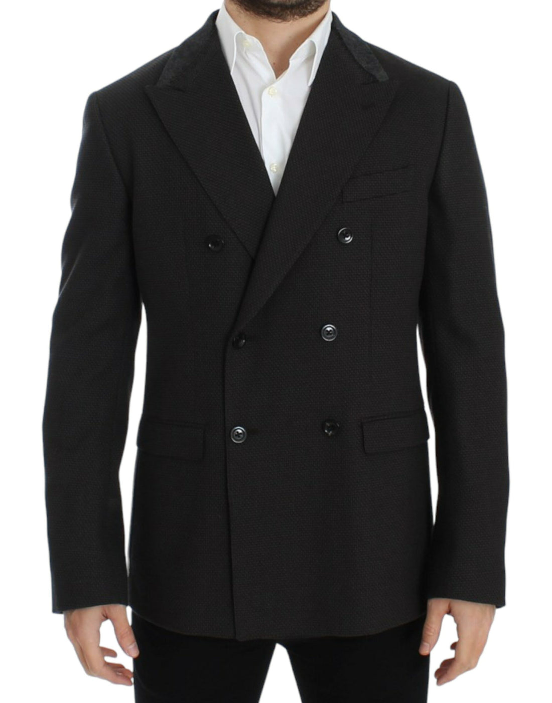 Dolce & Gabbana Brown wool slim fit blazer - Whispers Of Wisdom Clothing