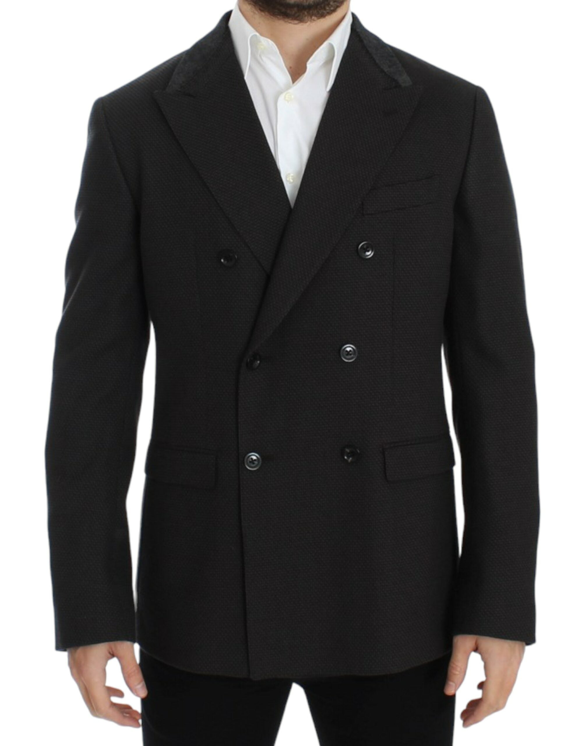 Dolce & Gabbana Brown wool slim fit blazer - Whispers Of Wisdom Clothing