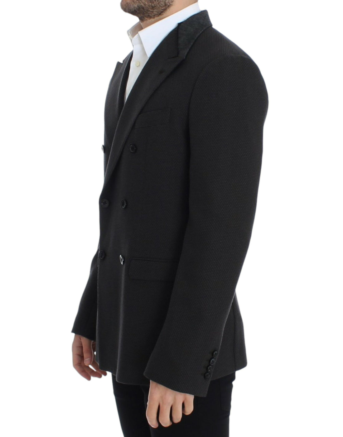 Dolce & Gabbana Brown wool slim fit blazer - Whispers Of Wisdom Clothing