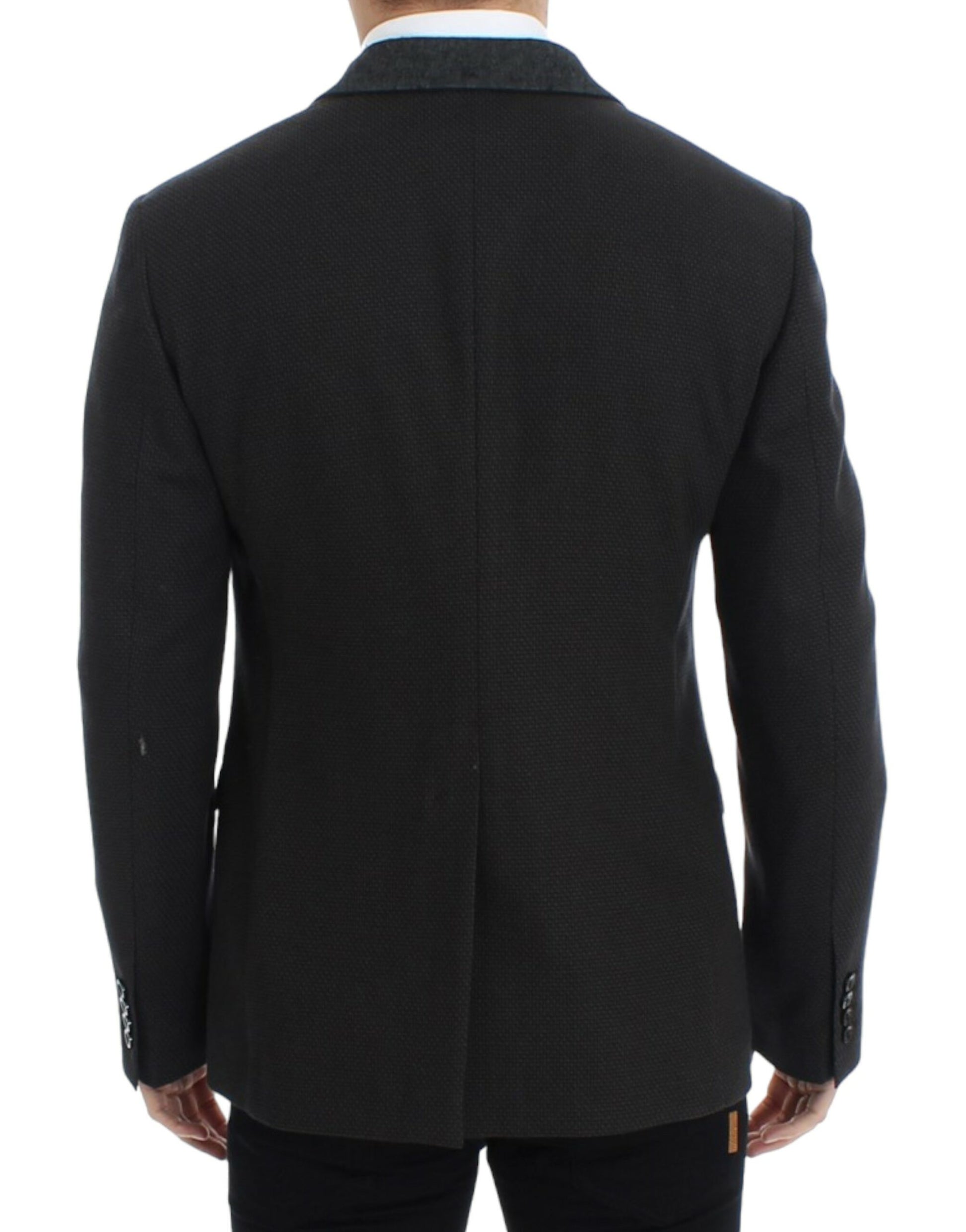 Dolce & Gabbana Brown wool slim fit blazer - Whispers Of Wisdom Clothing