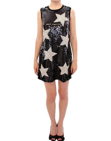 Dolce & Gabbana Masterpiece black crystal swarovski stars sheath dress - Whispers Of Wisdom Clothing