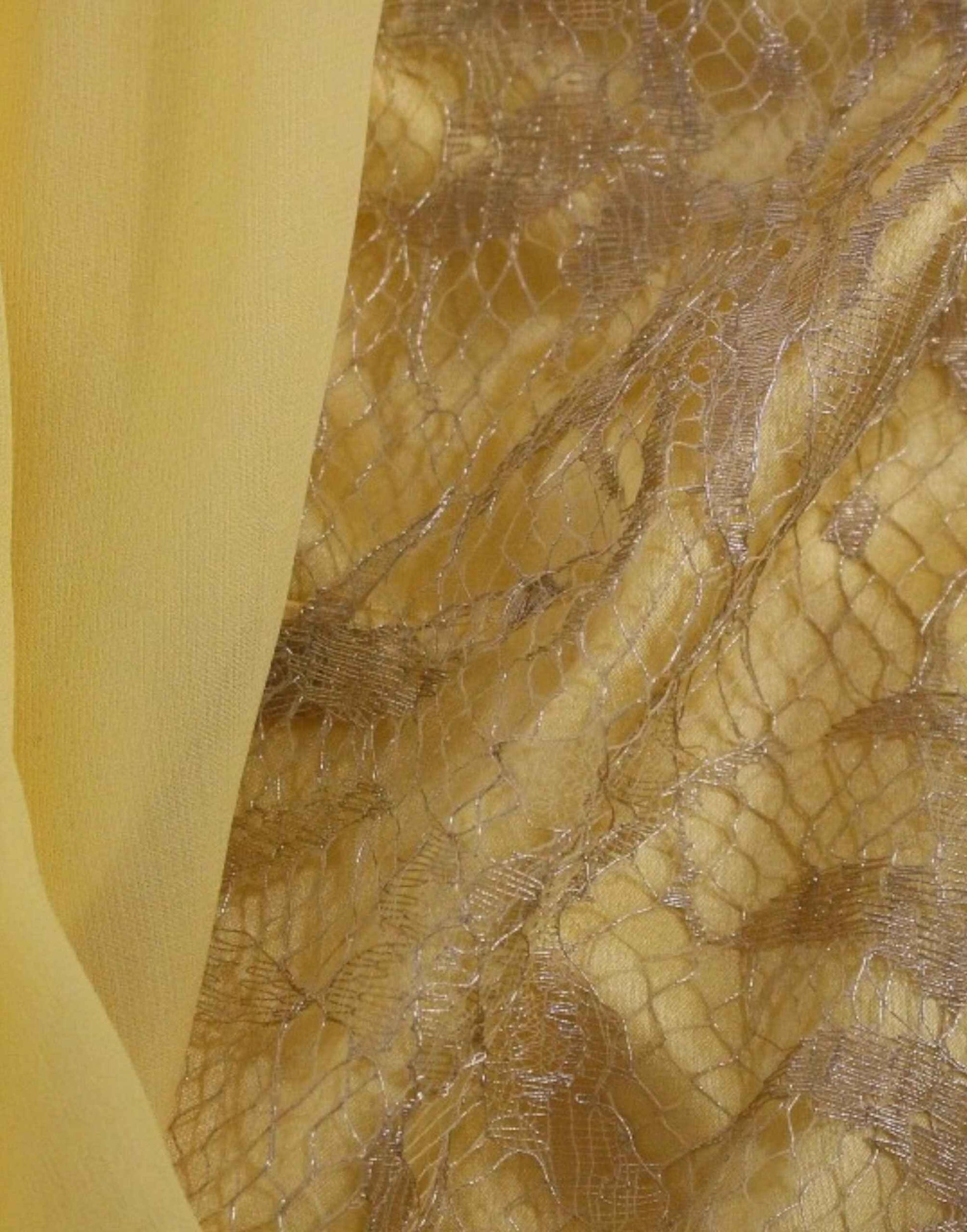 Dolce & Gabbana Yellow lace crystal mini dress - Whispers Of Wisdom Clothing