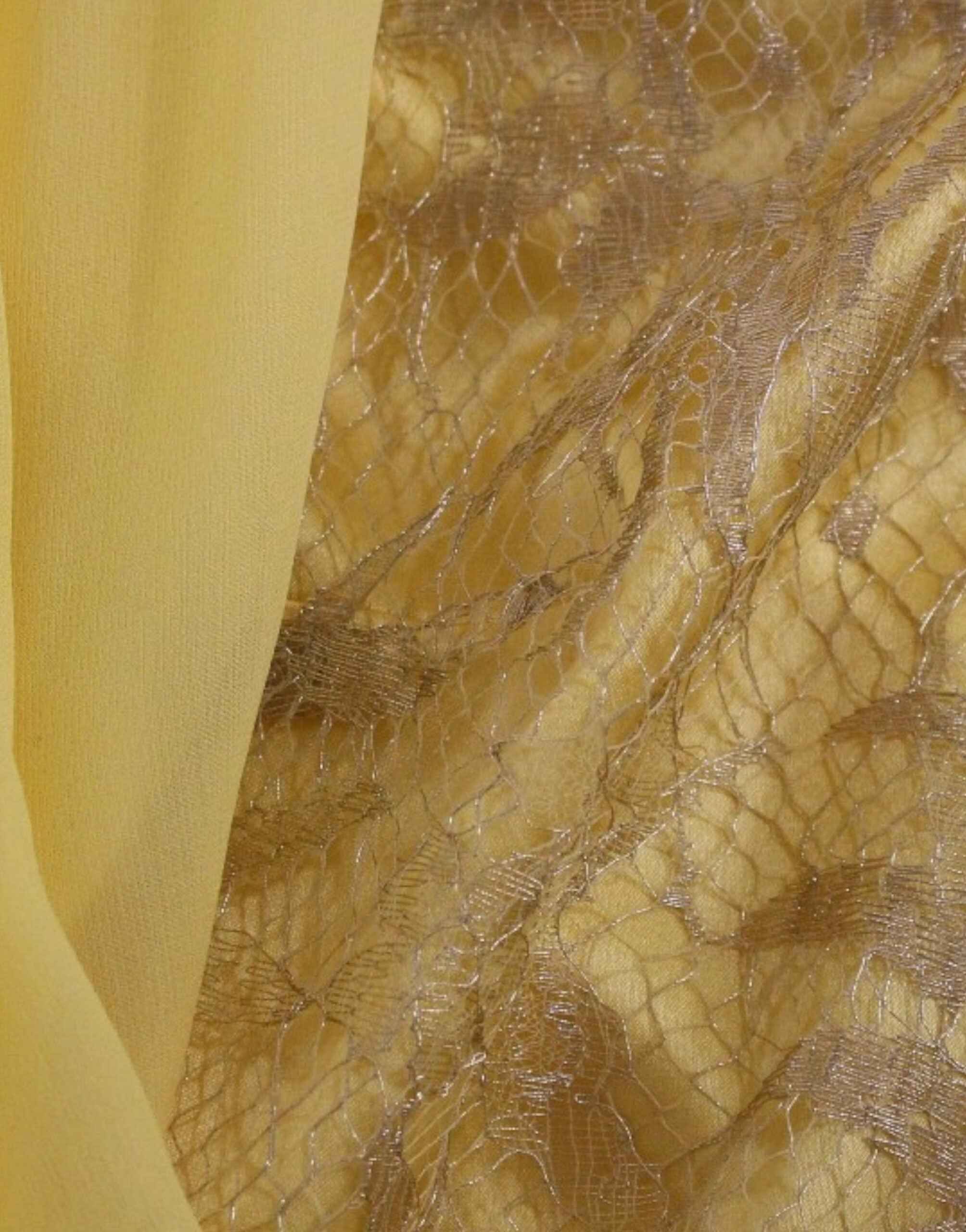 Dolce & Gabbana Yellow lace crystal mini dress - Whispers Of Wisdom Clothing
