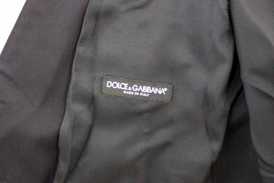 Dolce & Gabbana Blue Cotton Stretch Dress Vest Blazer - Whispers Of Wisdom Clothing