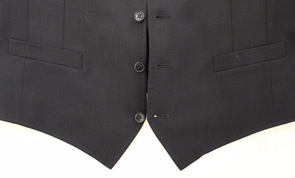 Dolce & Gabbana Blue Cotton Stretch Dress Vest Blazer - Whispers Of Wisdom Clothing