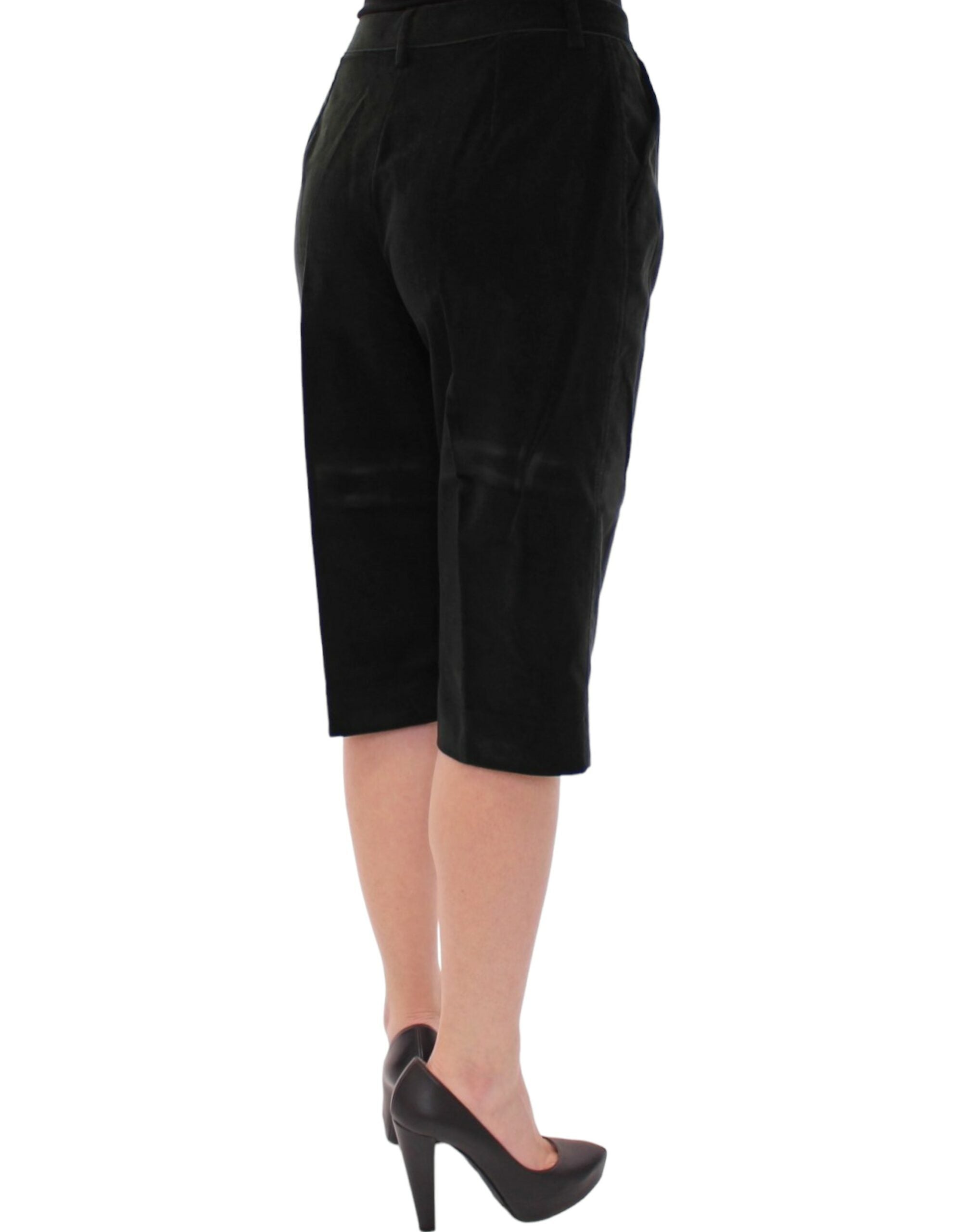 Dolce & Gabbana Black cotton shorts pants - Whispers Of Wisdom Clothing
