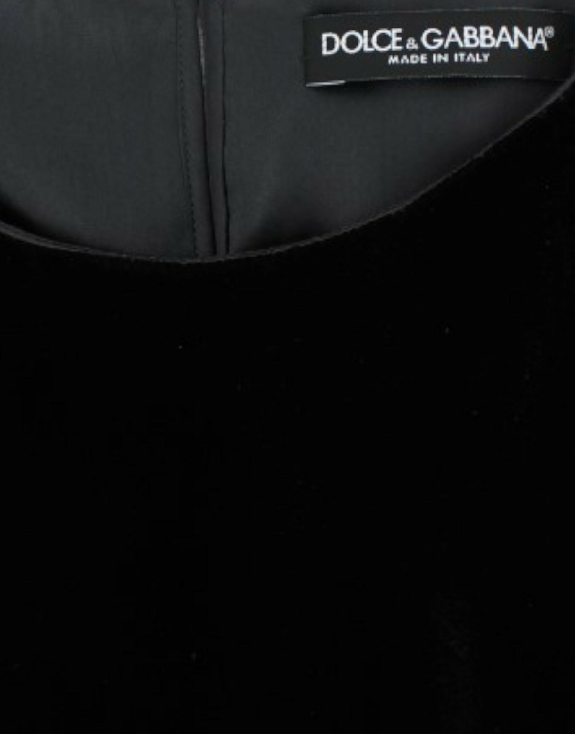 Dolce & Gabbana Black velvet shortsleeved blouse - Whispers Of Wisdom Clothing
