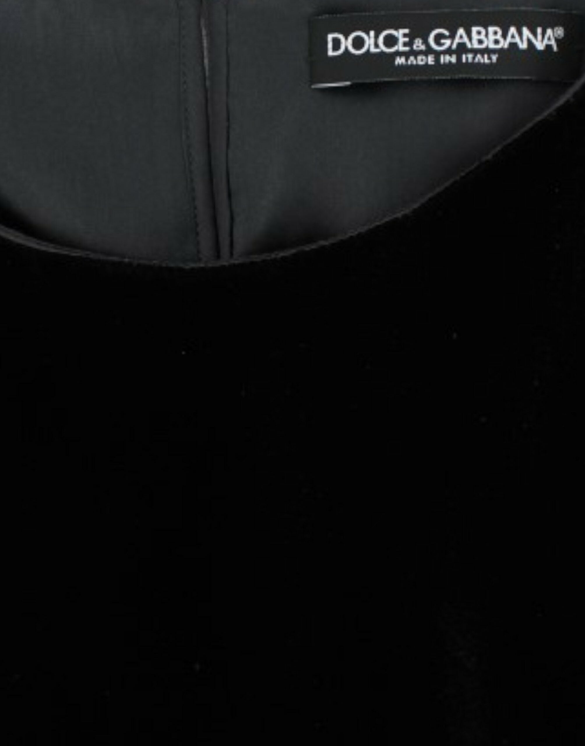 Dolce & Gabbana Black velvet shortsleeved blouse - Whispers Of Wisdom Clothing