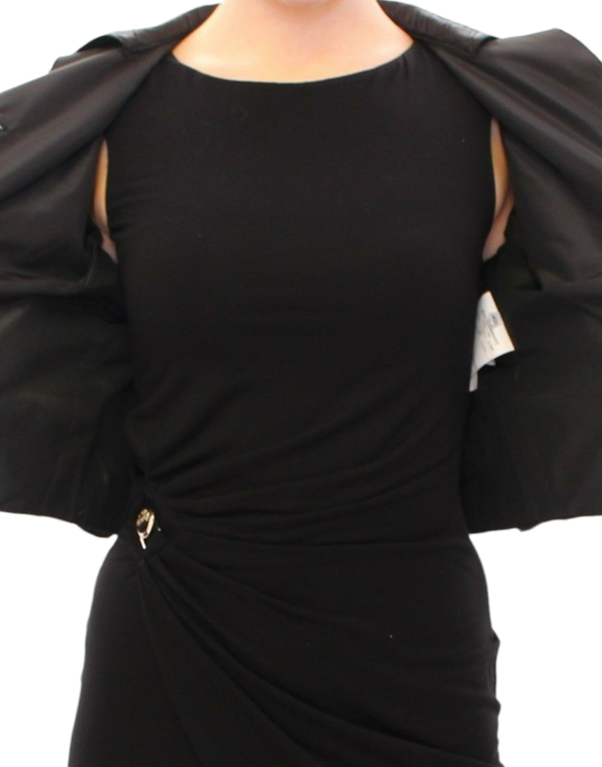 Dolce & Gabbana Black Short Bolero Shrug Jacket Coat - Whispers Of Wisdom Clothing