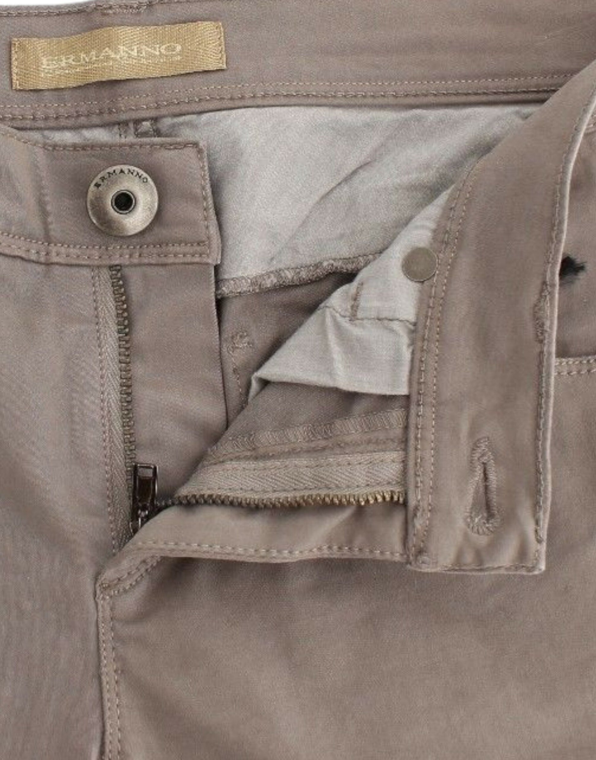Ermanno Scervino Taupe Beige Slim Jeans Denim Pants Skinny - Whispers Of Wisdom Clothing