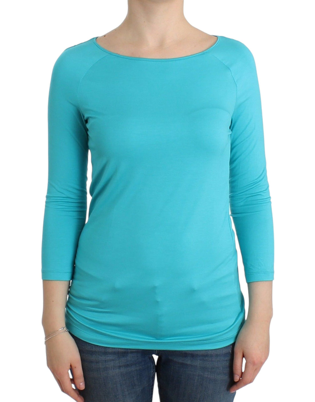 Ermanno Scervino Lingerie Blue Top Blouse Jumper Modal Solid - Whispers Of Wisdom Clothing