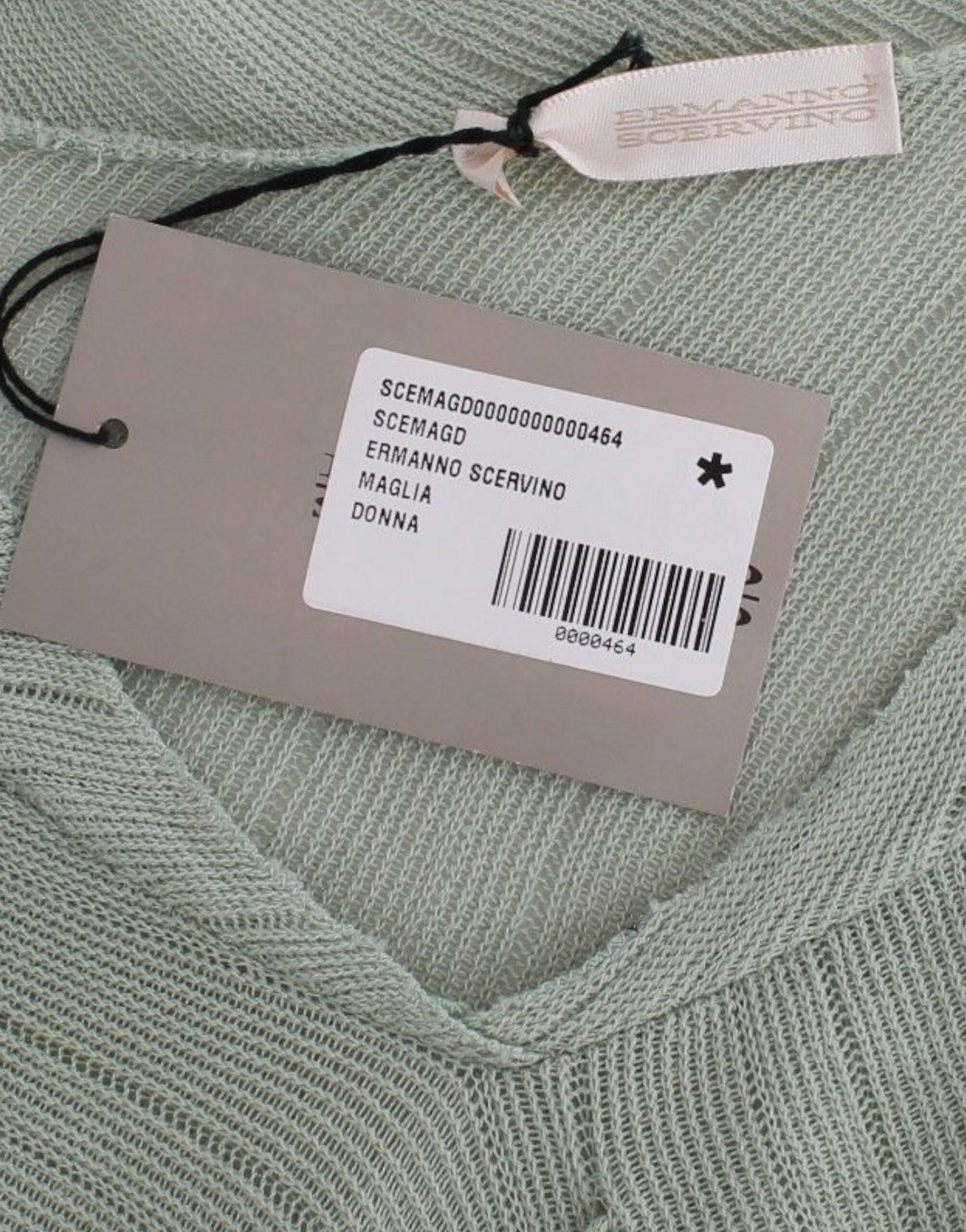 Ermanno Scervino Green Lightweight Knit Sweater Top Blouse - Whispers Of Wisdom Clothing