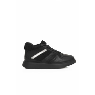Cerruti 1881 Black Cowhide Women Sneaker