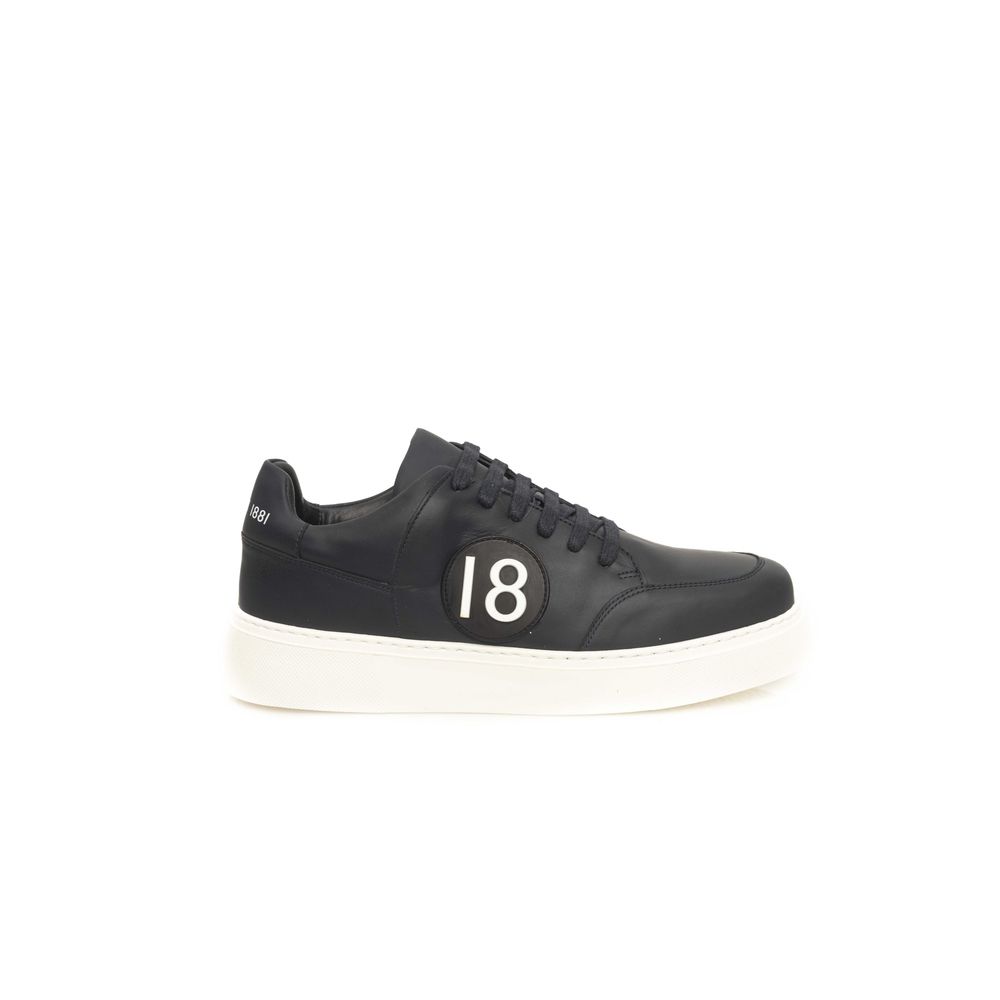 Cerruti 1881 Blue Cowhide Sneaker