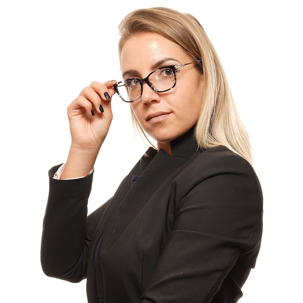 إطارات بصرية نسائية من سواروفسكي باللون البني