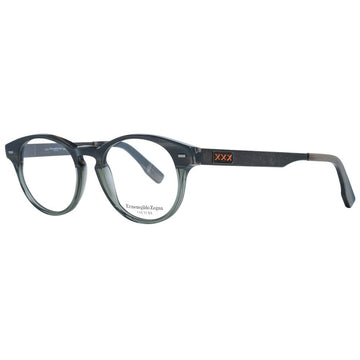 Ermenegildo Zegna Gray Plastic Glasses (Frames)