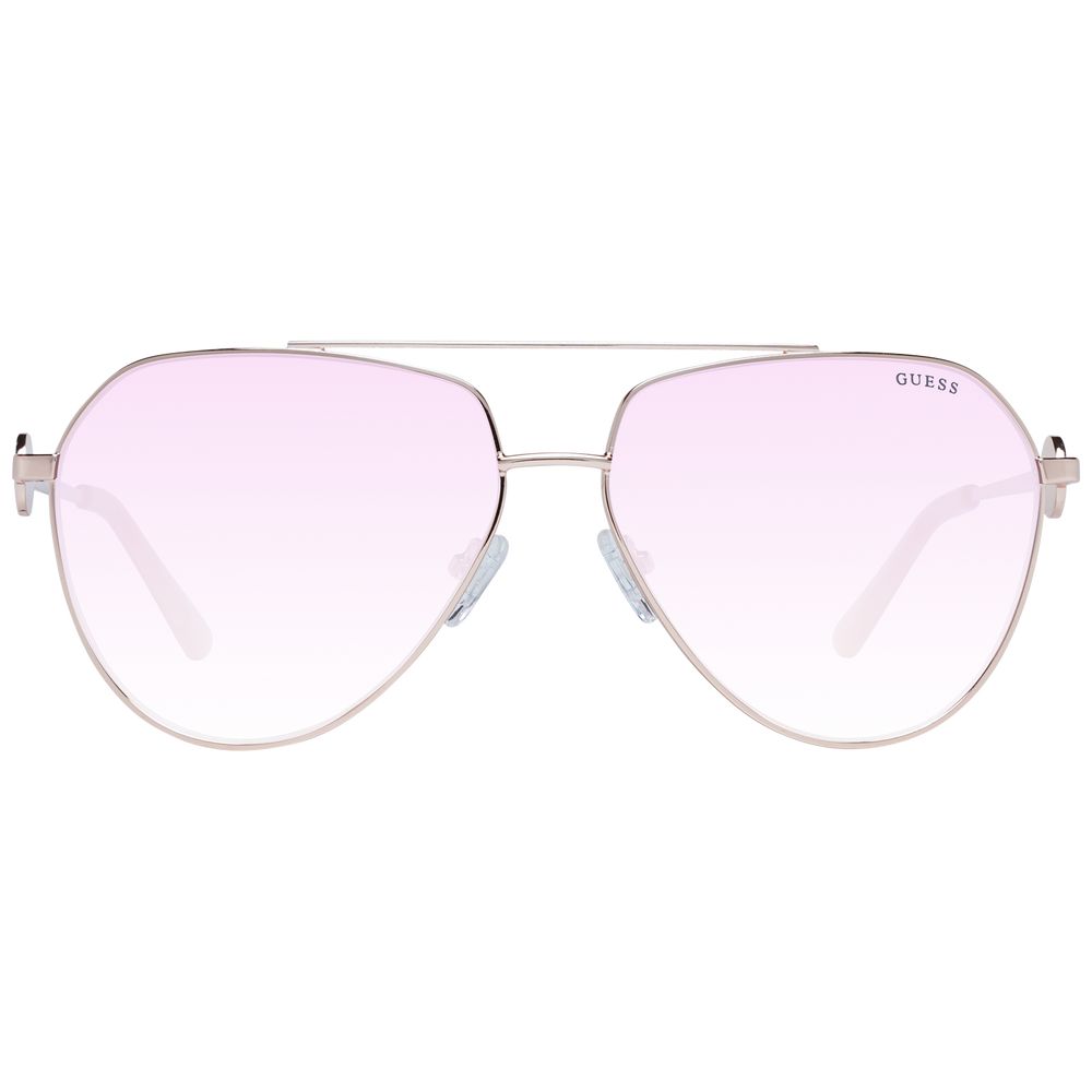 Guess Rose Gold Metal Sunglasses