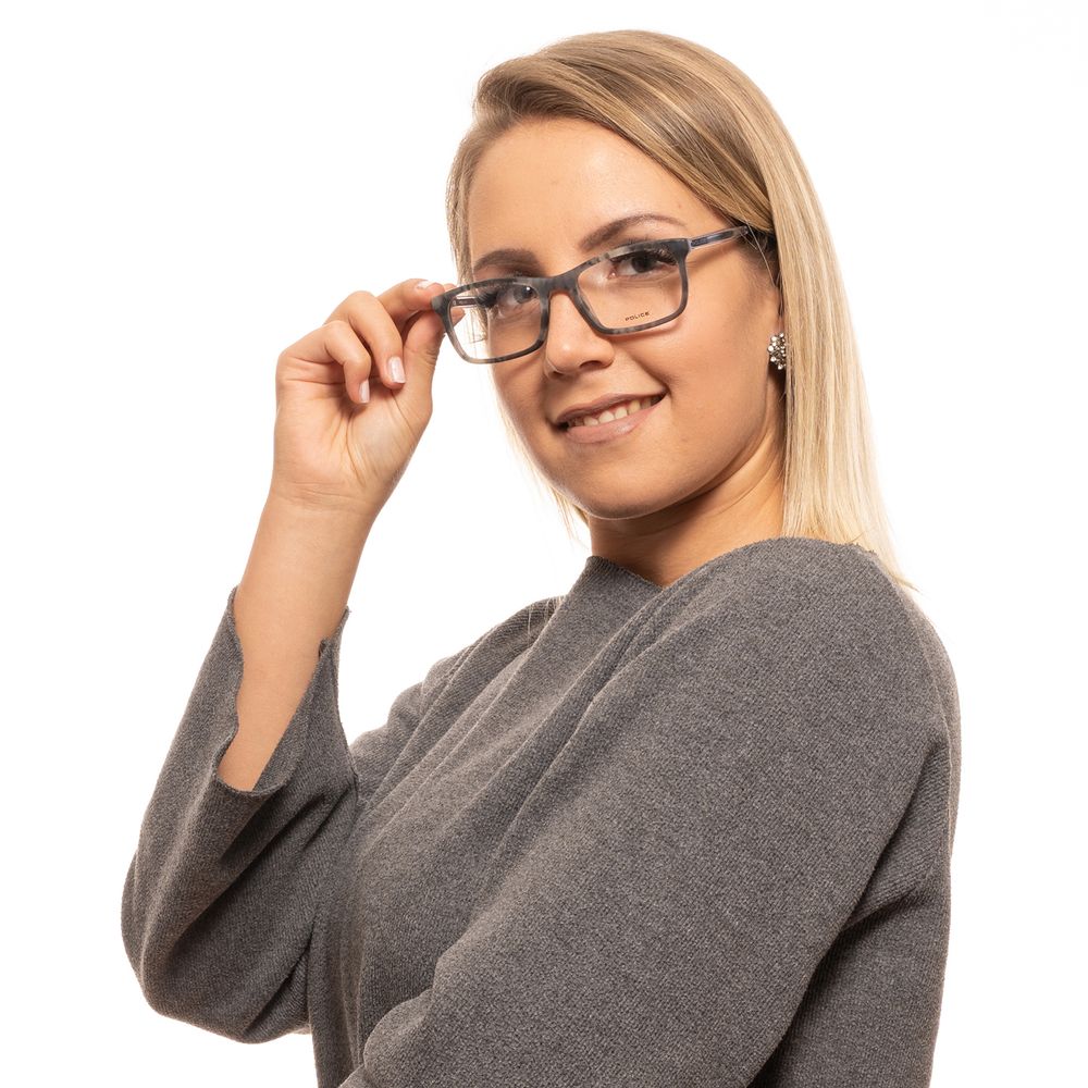 إطارات النظارات الطبية الرمادية للرجال من بوليس