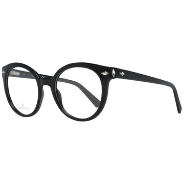 Swarovski Black Women Glasses Frame