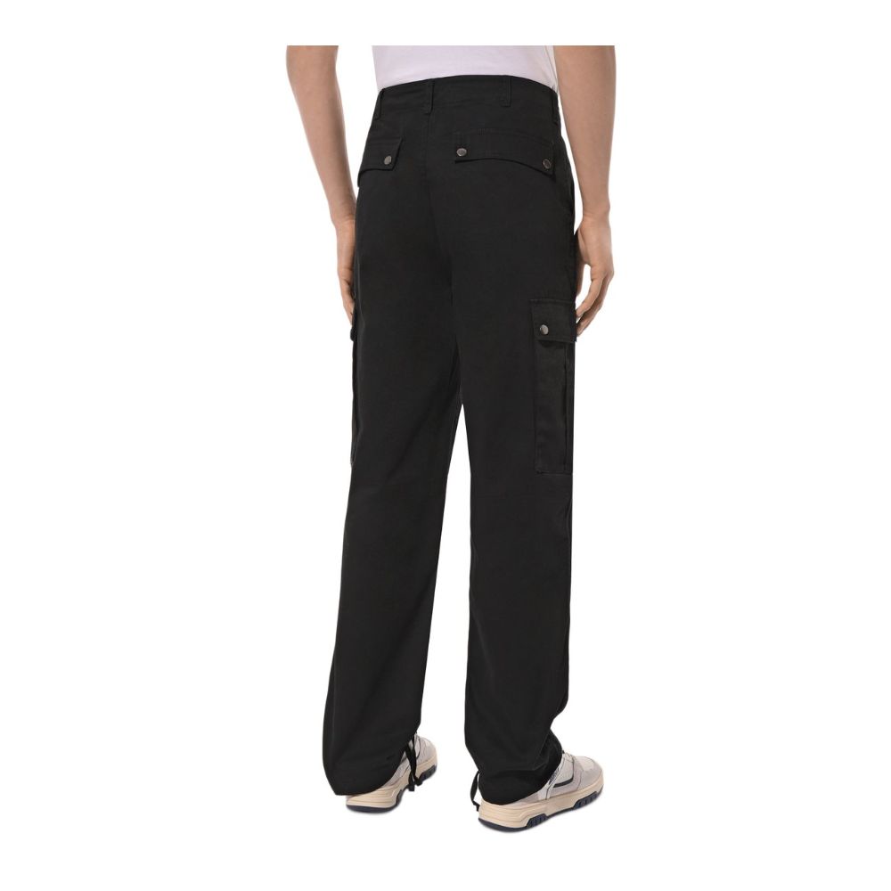 Comme Des Fuckdown Black Cotton Men Cargo Pant