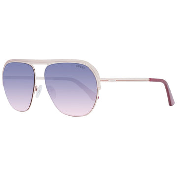 Guess Rose Gold Metal Sunglasses