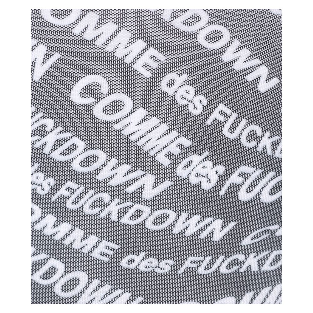قميص وقميص Comme Des Fuckdown أسود من البوليستر