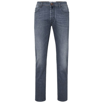 Jacob Cohen Gray Cotton Men Jeans