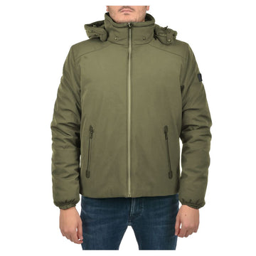 Yes Zee Green Nylon Men Jacket