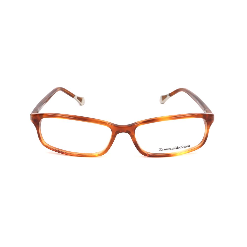Ermenegildo Zegna Brown Plastic Glasses (Frames)