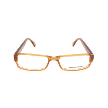 Ermenegildo Zegna Brown Plastic Glasses (Frames)