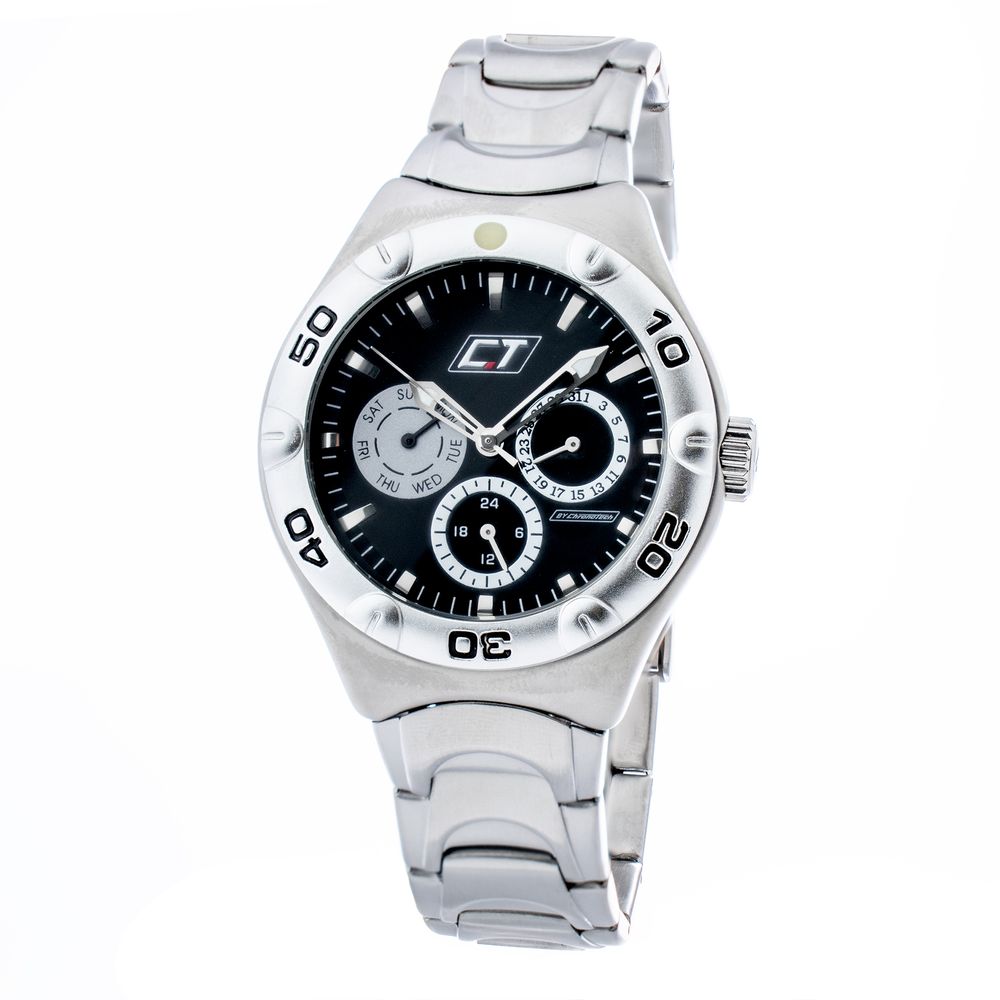 Chronotech Gray Stainless Steel Bracelet Watch