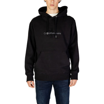 Calvin Klein Jeans Black Cotton Hoody